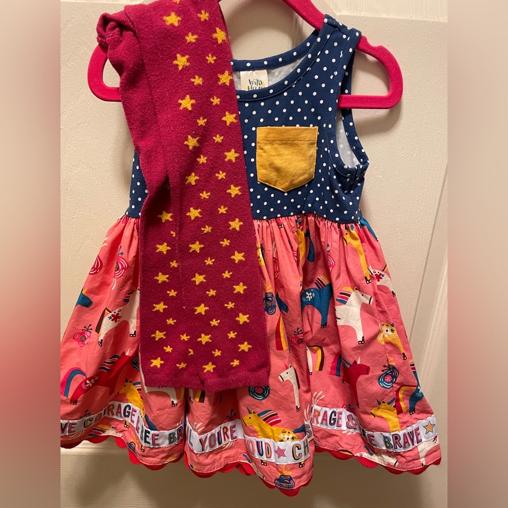 3 piece lot girls clothing by Wildflowers size 4